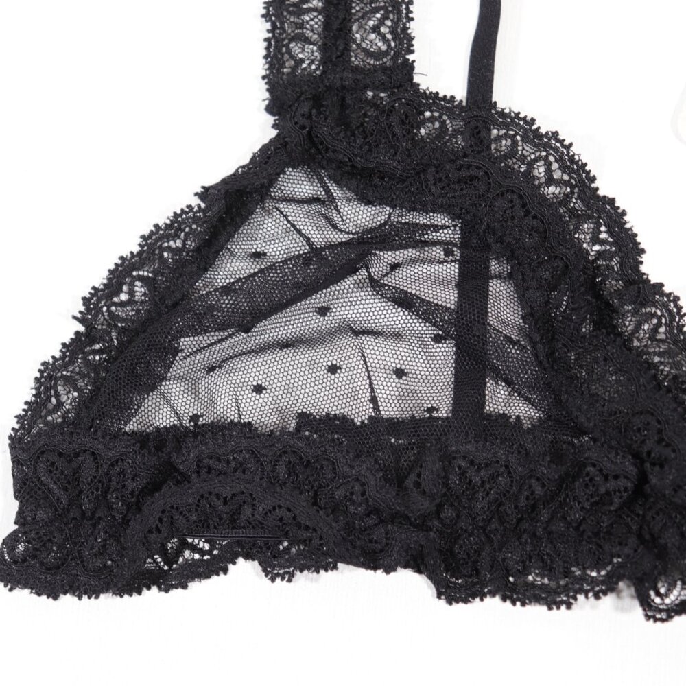 NWT Free People Heart To Heart Bralette in Black Size XL - Picture 6 of 9